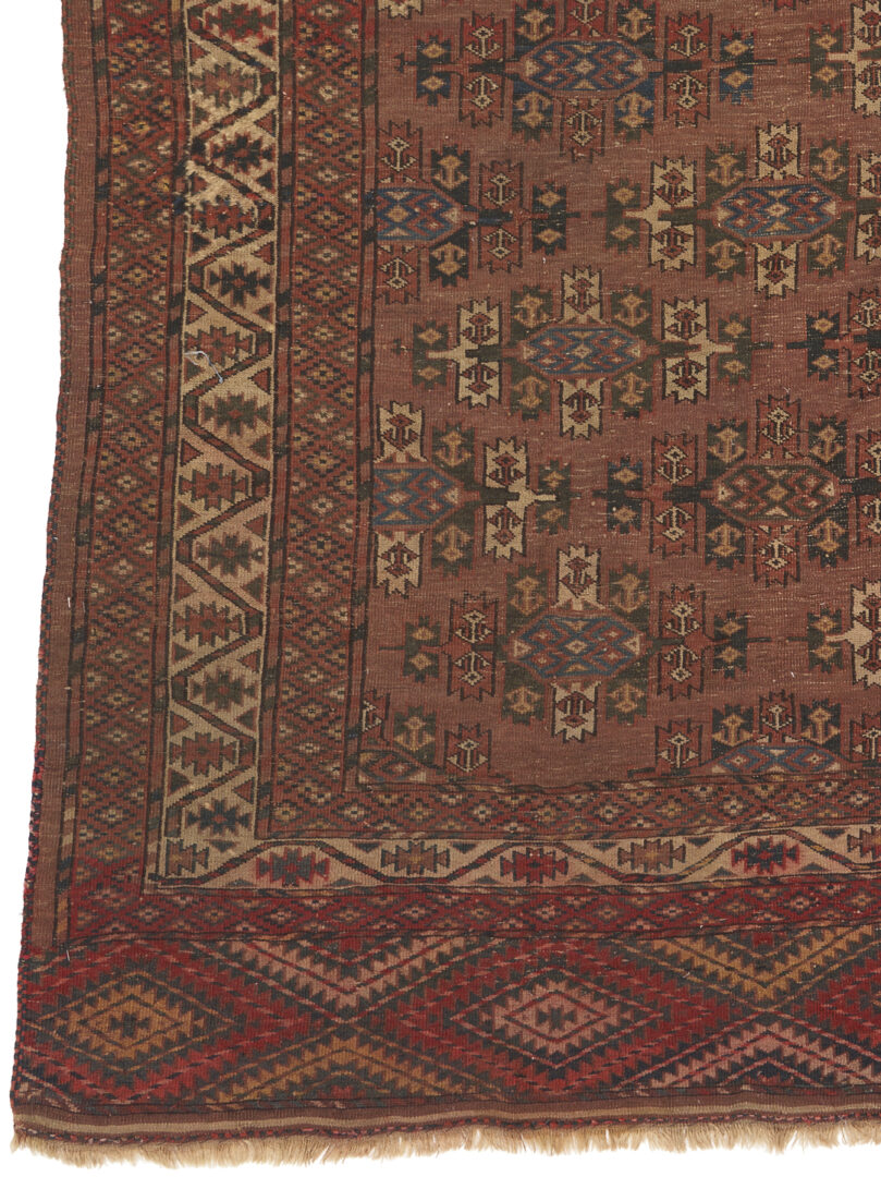 Lot 306: Antique Yomud or Yomut Turkmen Ensi Rug