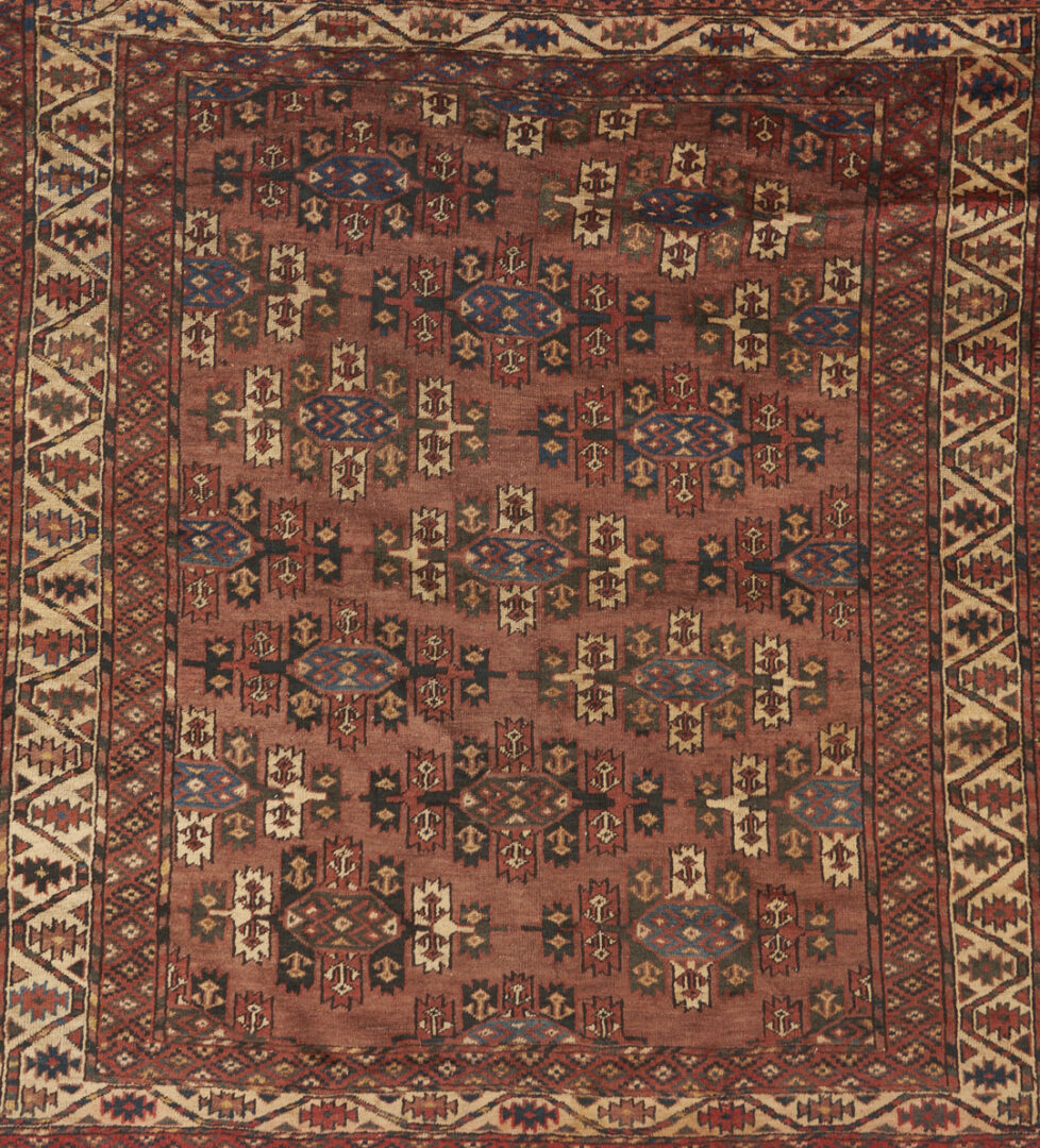 Lot 306: Antique Yomud or Yomut Turkmen Ensi Rug