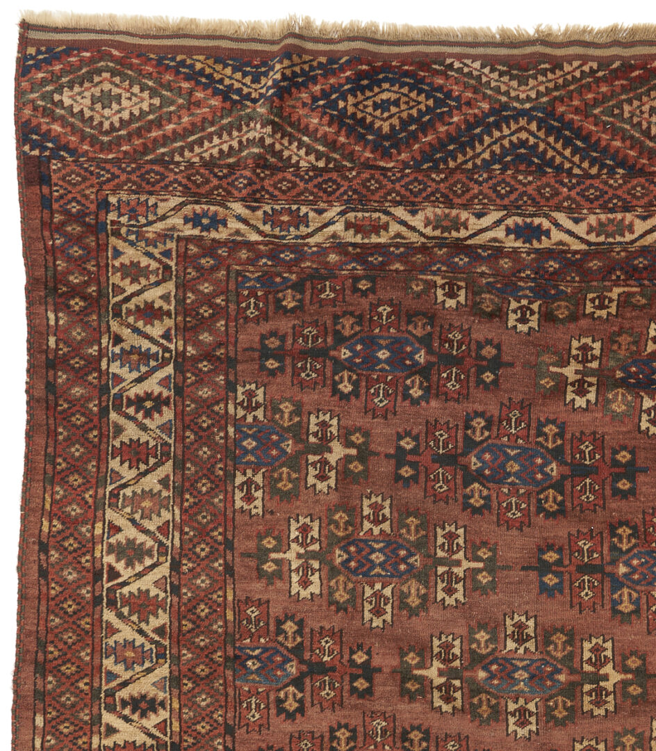 Lot 306: Antique Yomud or Yomut Turkmen Ensi Rug