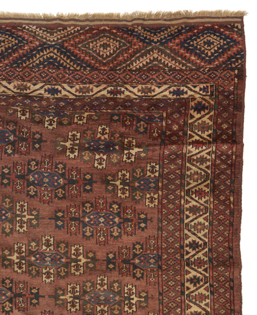 Lot 306: Antique Yomud or Yomut Turkmen Ensi Rug