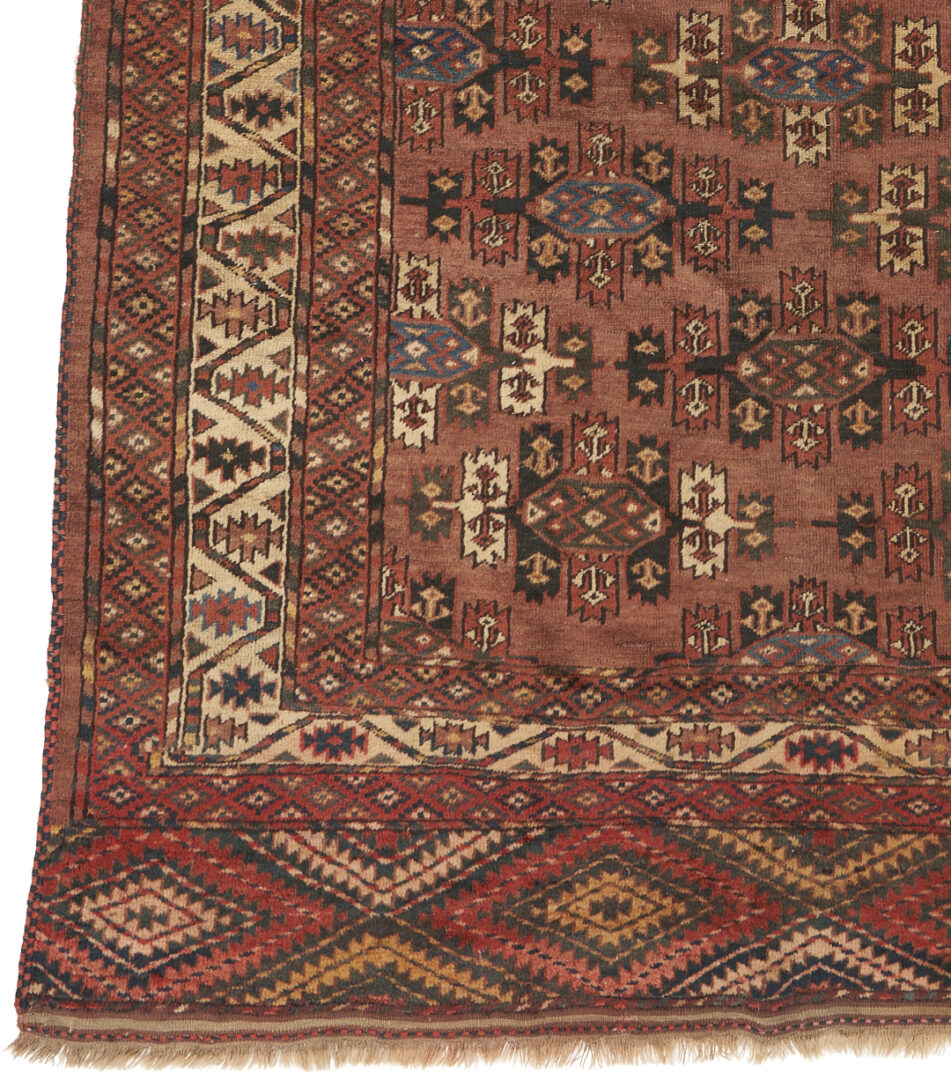 Lot 306: Antique Yomud or Yomut Turkmen Ensi Rug