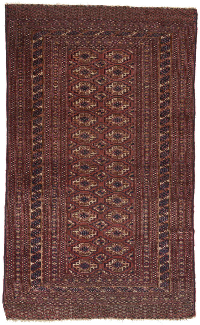 Lot 308: Antique Saryk Turkmen Main Carpet