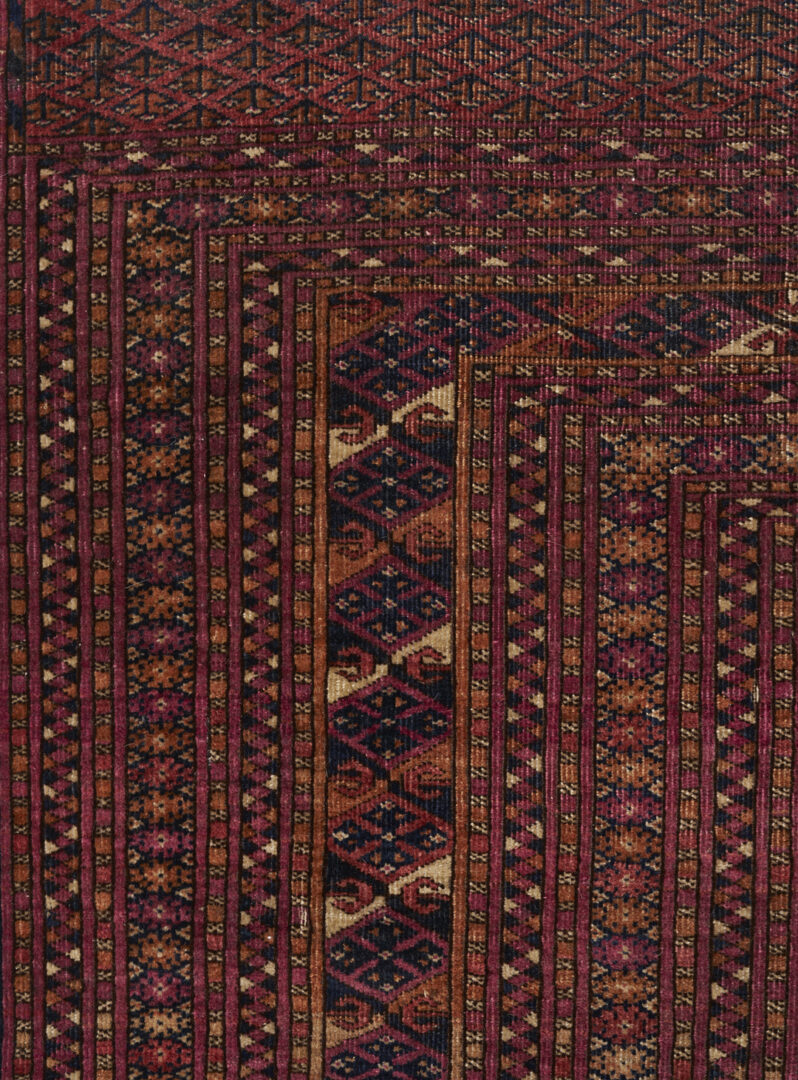 Lot 308: Antique Saryk Turkmen Main Carpet