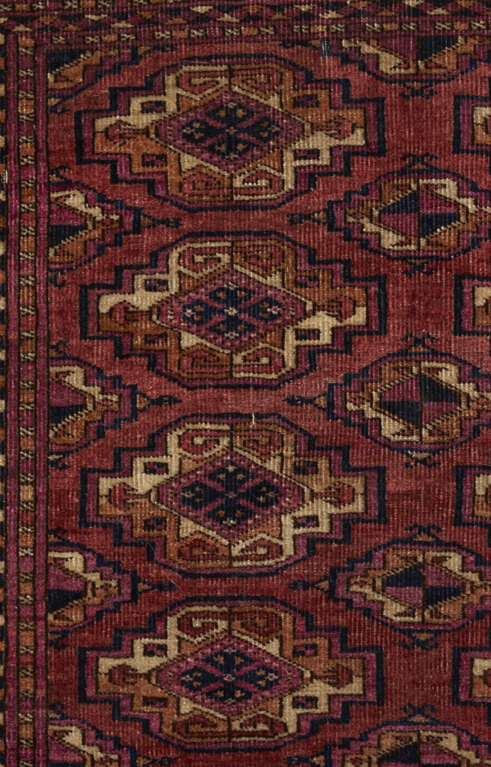 Lot 308: Antique Saryk Turkmen Main Carpet