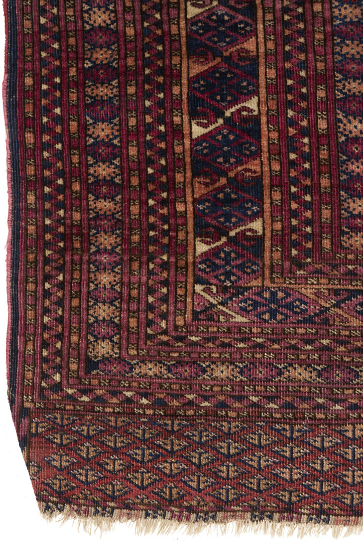 Lot 308: Antique Saryk Turkmen Main Carpet