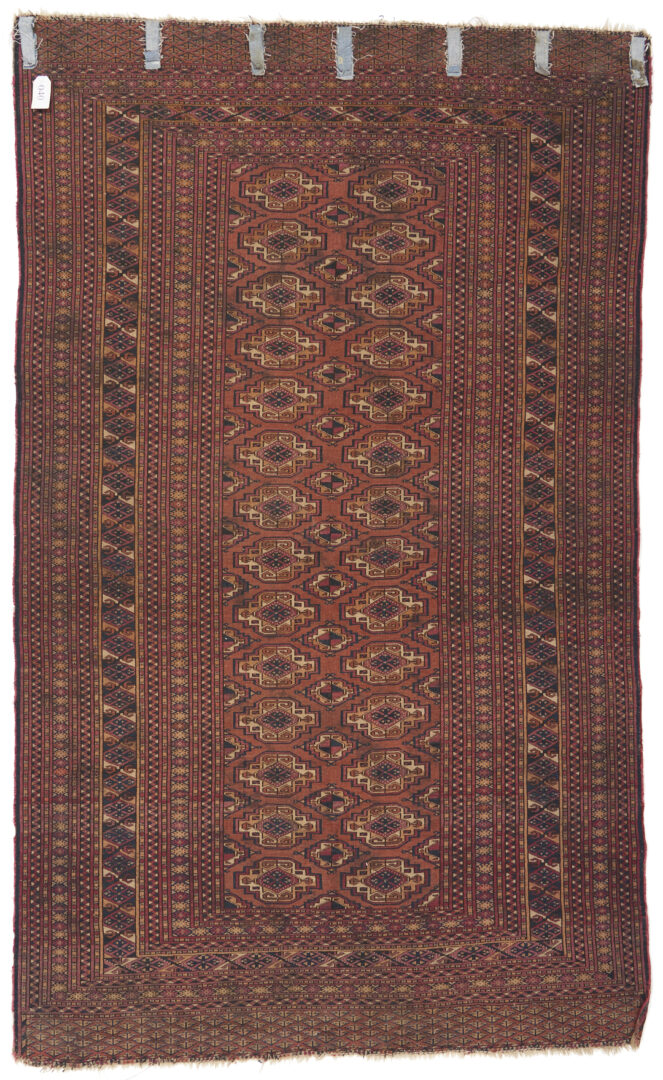 Lot 308: Antique Saryk Turkmen Main Carpet