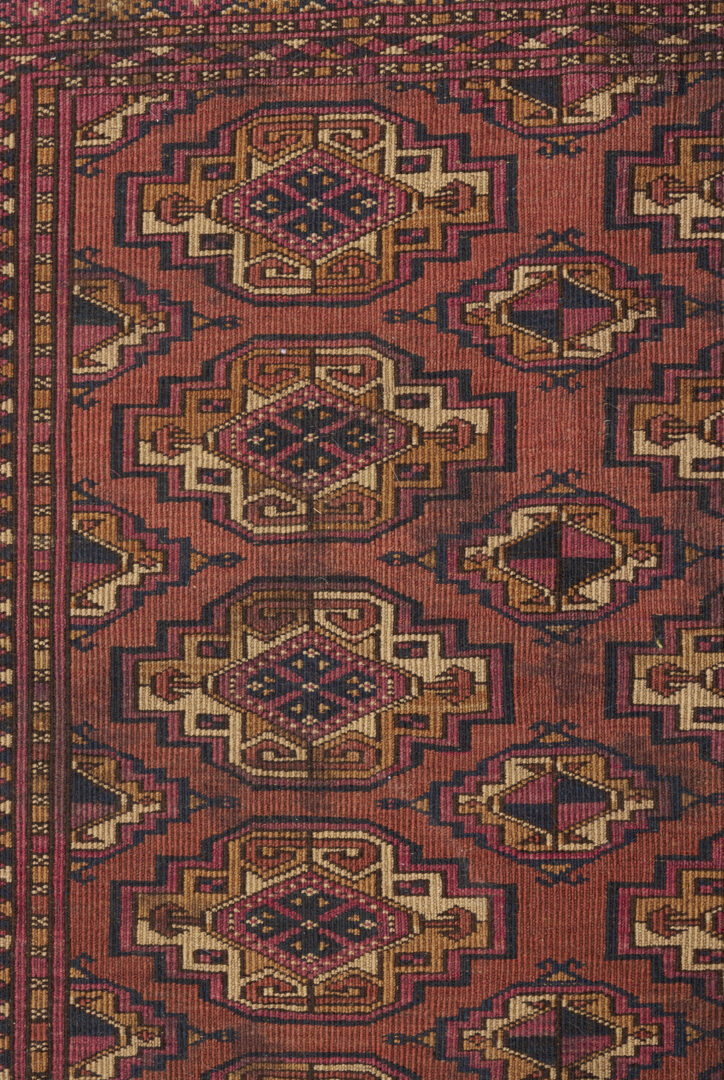 Lot 308: Antique Saryk Turkmen Main Carpet