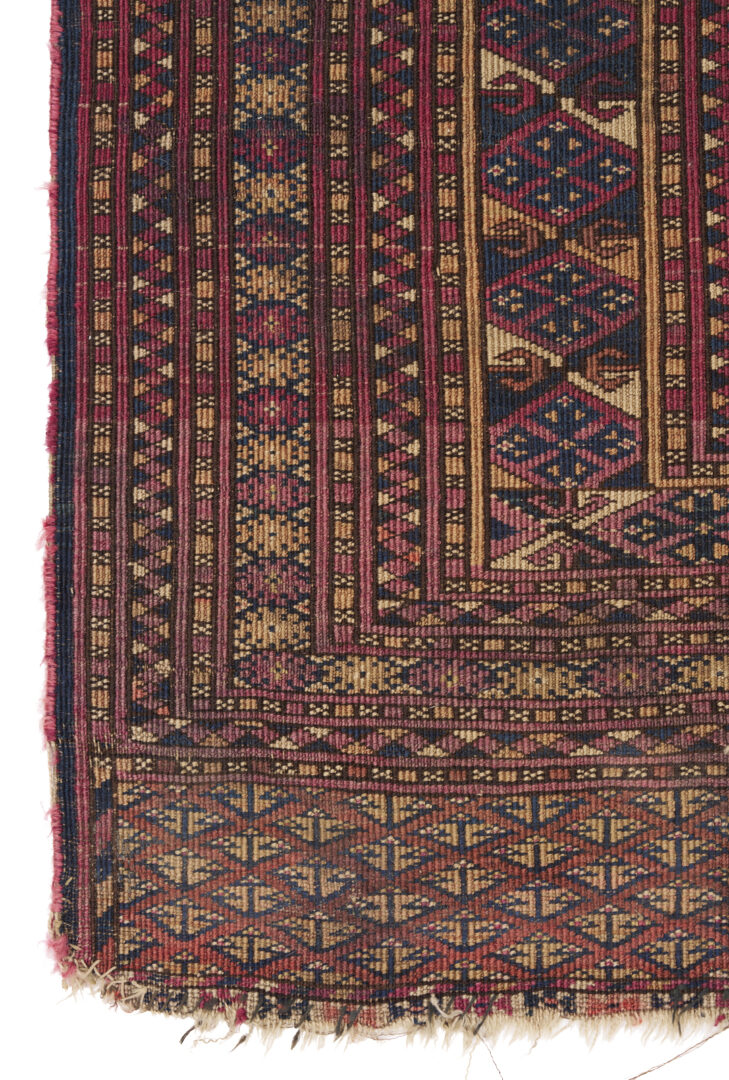 Lot 308: Antique Saryk Turkmen Main Carpet