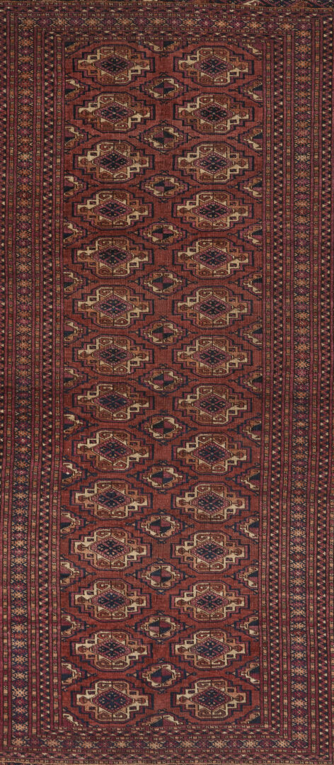 Lot 308: Antique Saryk Turkmen Main Carpet