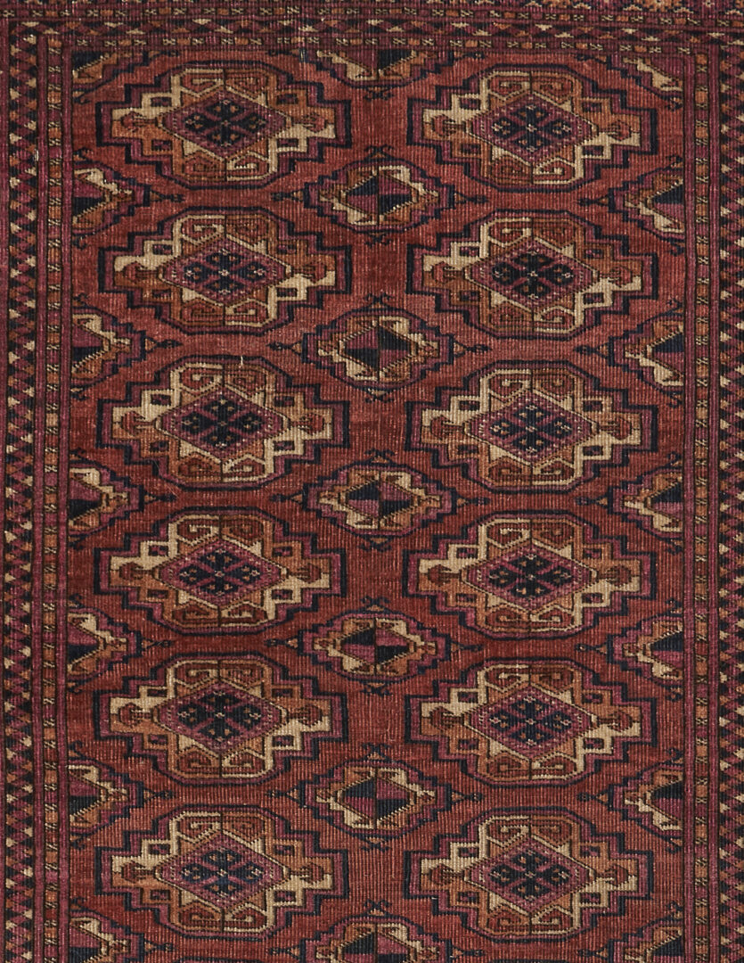 Lot 308: Antique Saryk Turkmen Main Carpet