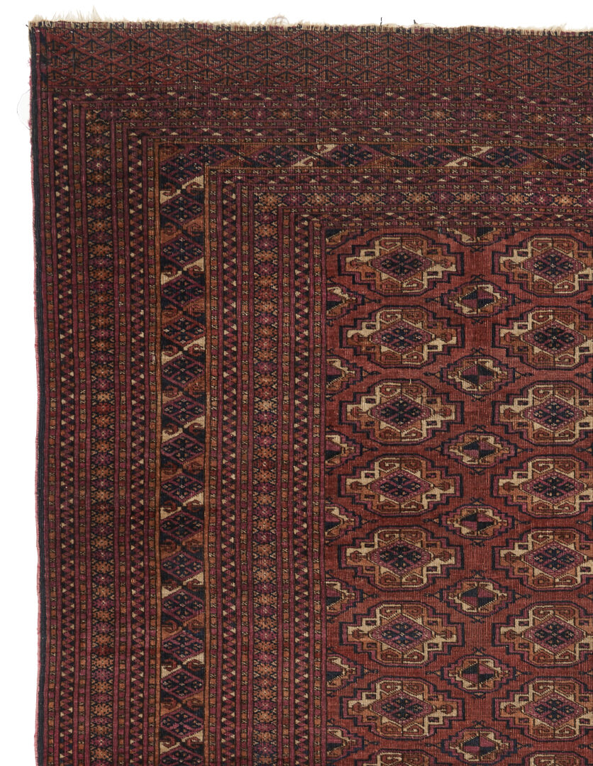 Lot 308: Antique Saryk Turkmen Main Carpet