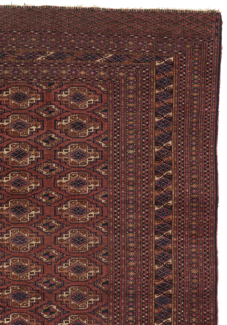 Lot 308: Antique Saryk Turkmen Main Carpet