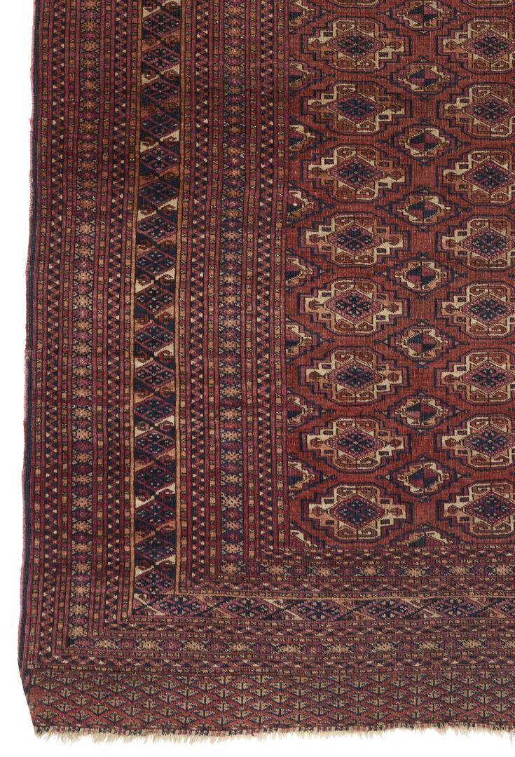 Lot 308: Antique Saryk Turkmen Main Carpet