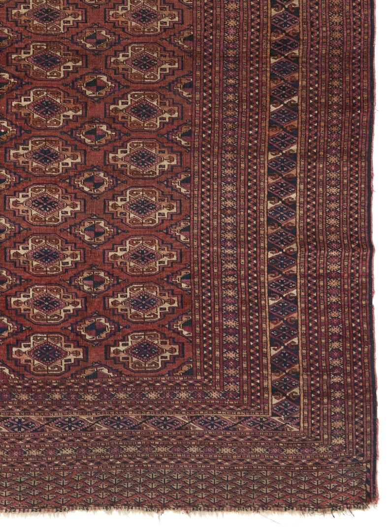 Lot 308: Antique Saryk Turkmen Main Carpet