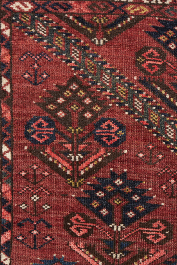 Lot 309: Antique Ersari Turkmen Prayer Rug, Dated