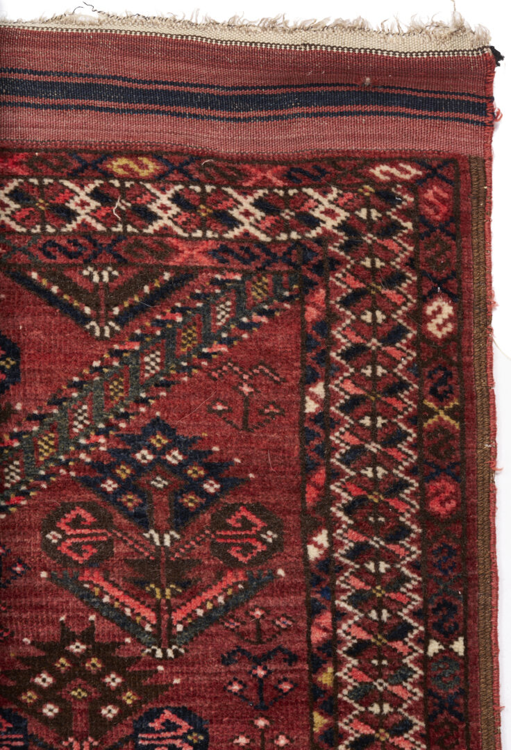 Lot 309: Antique Ersari Turkmen Prayer Rug, Dated