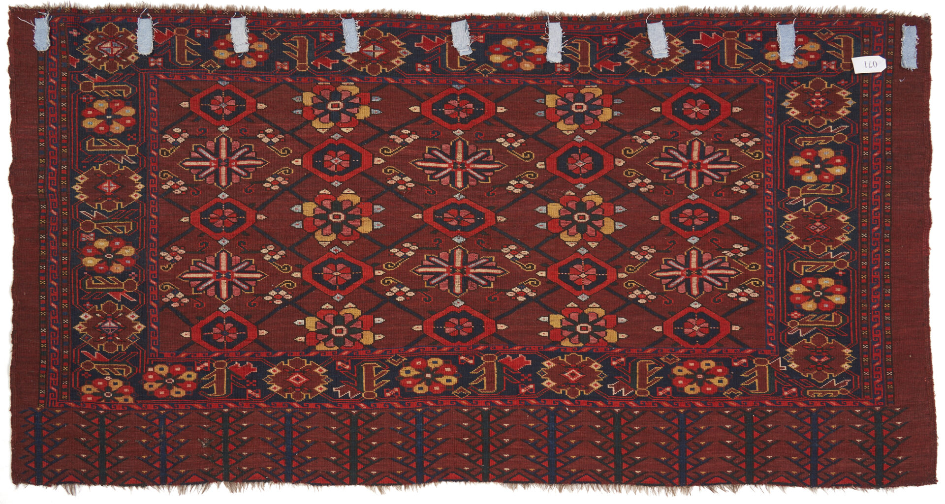 Lot 310: Antique Beshir Torba Turkmen Rug