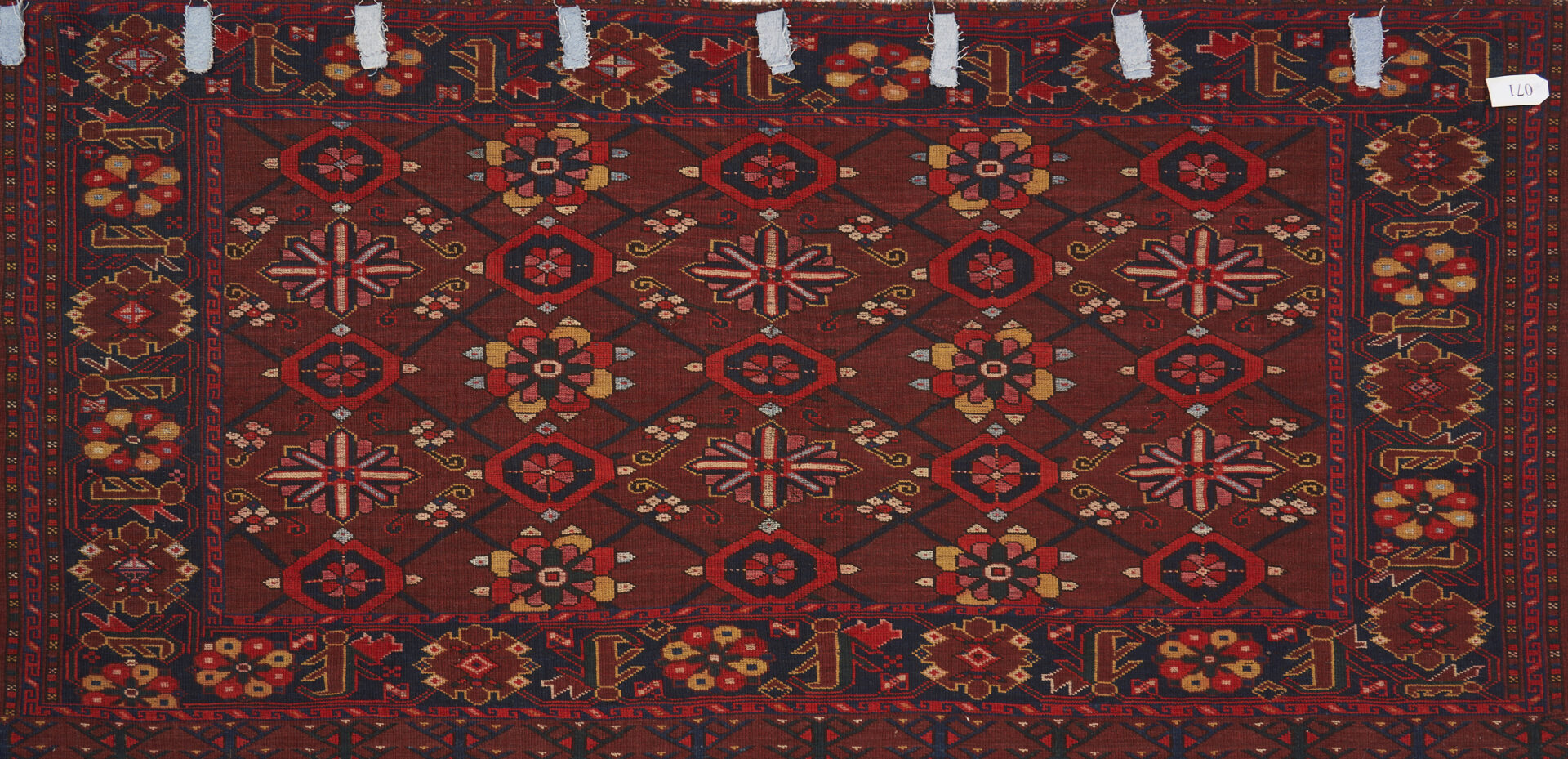 Lot 310: Antique Beshir Torba Turkmen Rug