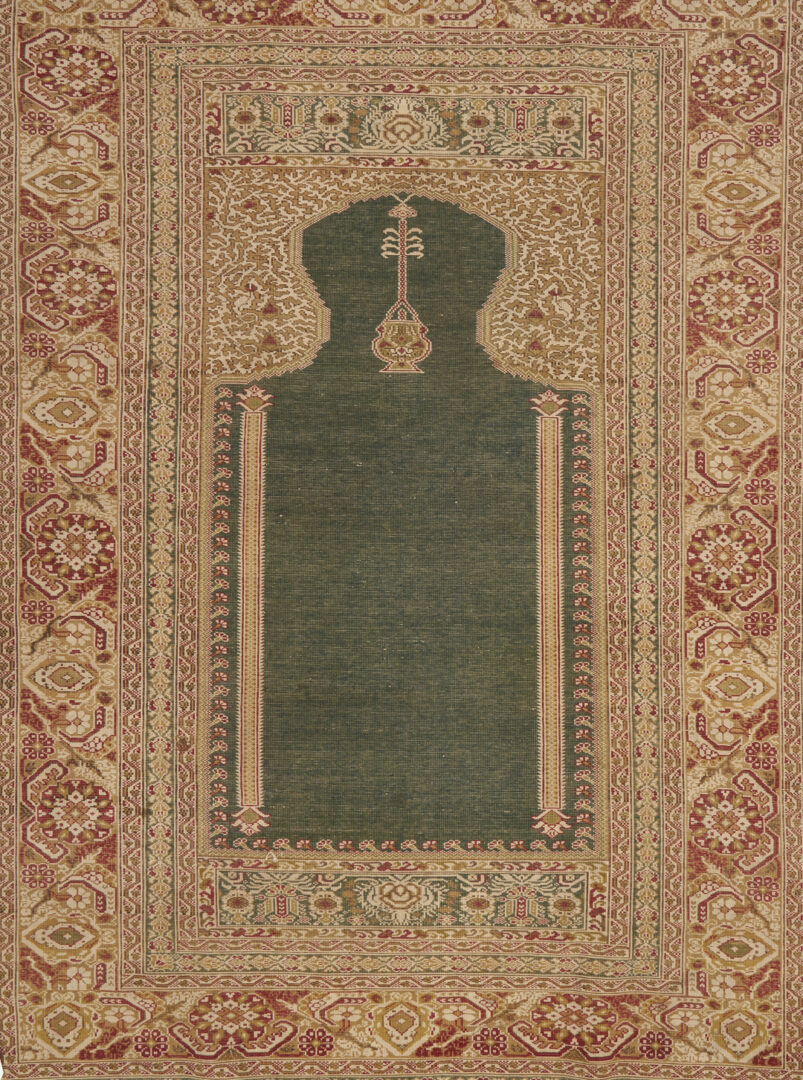 Lot 311: Antique Turkish Ghiordesh Prayer Rug