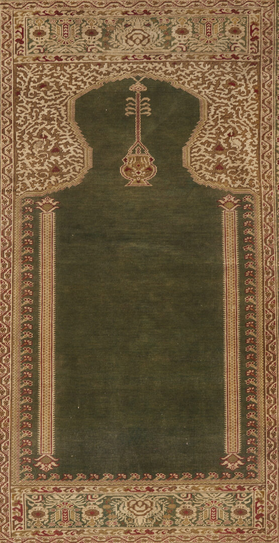 Lot 311: Antique Turkish Ghiordesh Prayer Rug