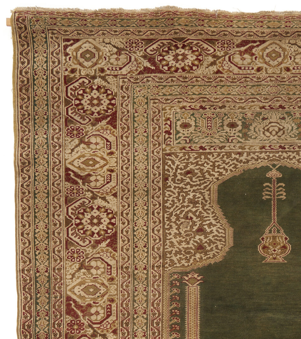 Lot 311: Antique Turkish Ghiordesh Prayer Rug