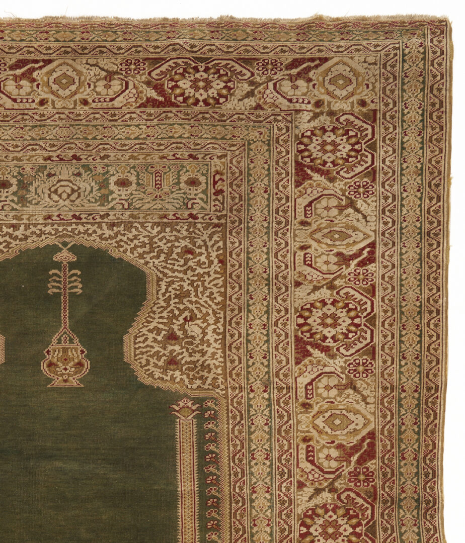 Lot 311: Antique Turkish Ghiordesh Prayer Rug