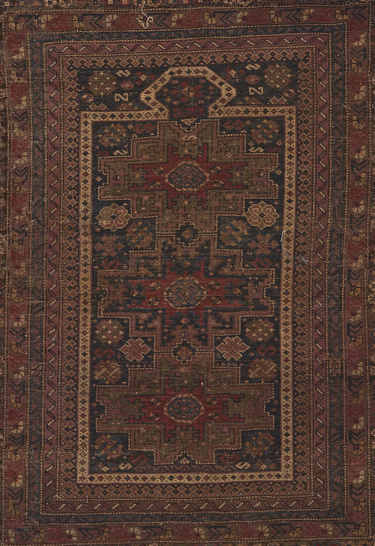 Lot 312: Antique Kazak Caucasian Prayer Rug