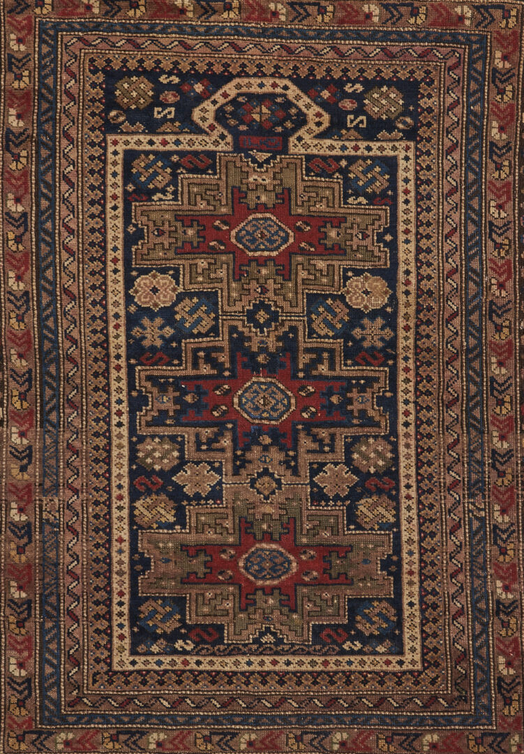 Lot 312: Antique Kazak Caucasian Prayer Rug