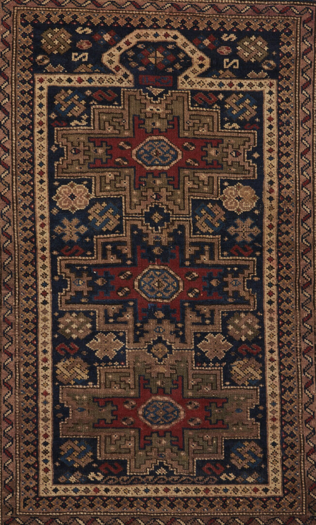 Lot 312: Antique Kazak Caucasian Prayer Rug