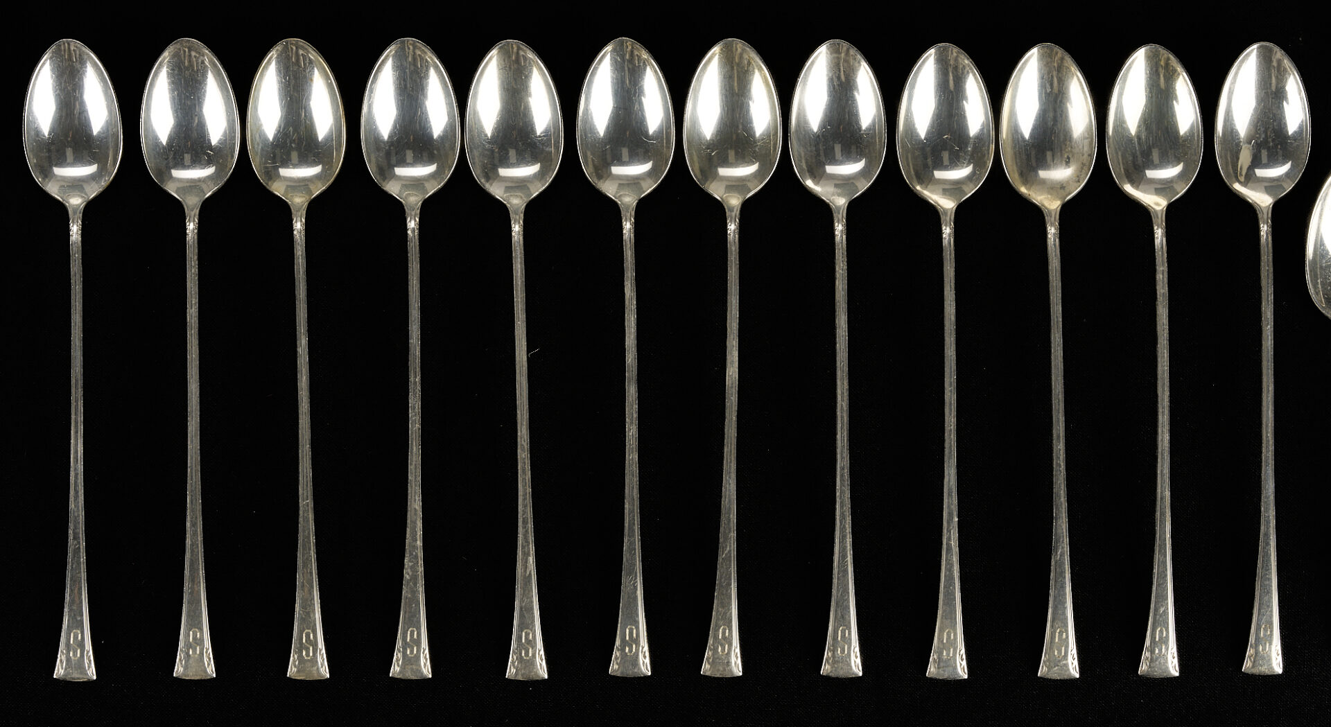 Lot 319: 91 Pcs. International Serenity Pattern Sterling Flatware & 31 Other Sterling Pcs.