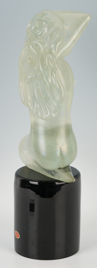 Lot 360: Murano Glass Female Nude Sculpture