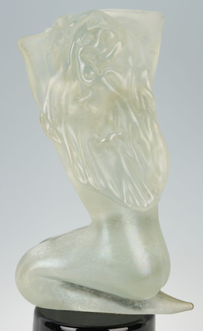 Lot 360: Murano Glass Female Nude Sculpture