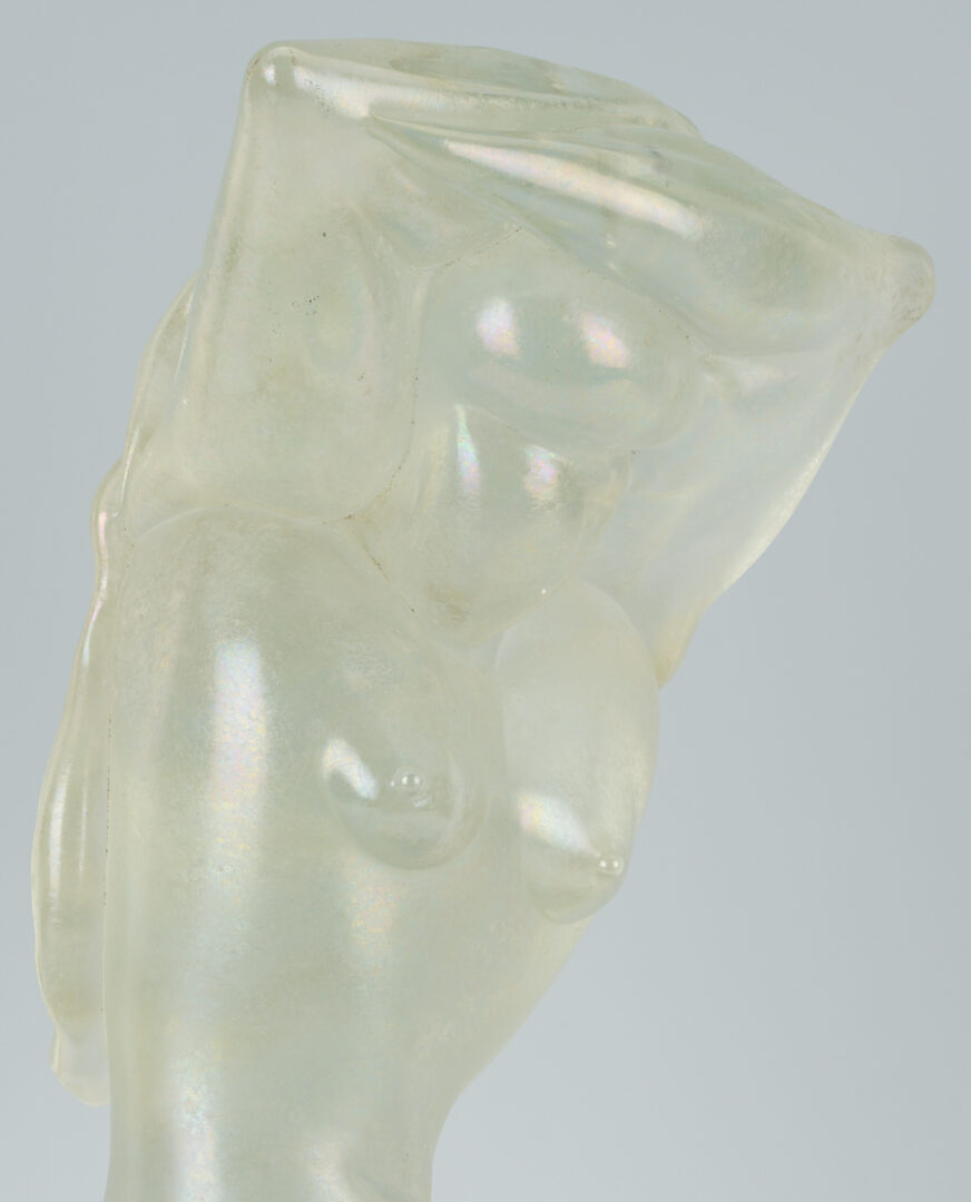 Lot 360: Murano Glass Female Nude Sculpture