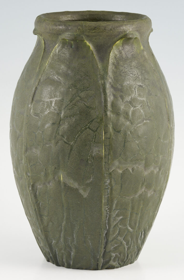 Lot 371: Grueby Art Pottery Vase, Marie Seaman