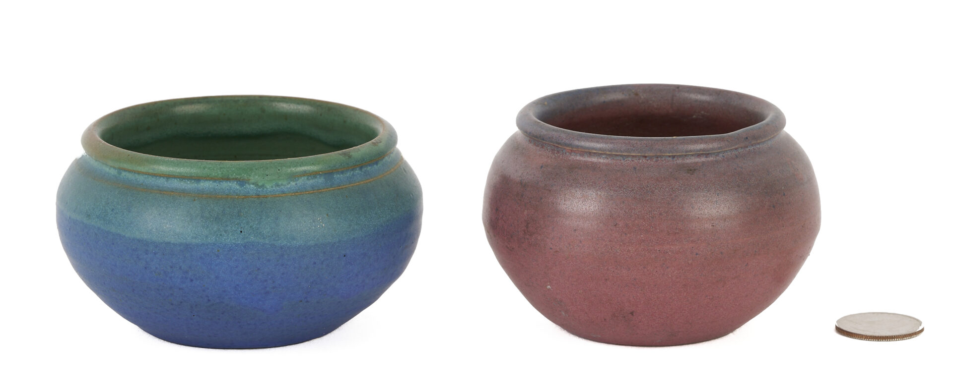 Lot 374: 2 Newcomb College Pottery Bowls by Joseph Meyer