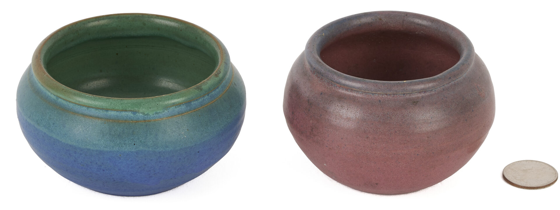 Lot 374: 2 Newcomb College Pottery Bowls by Joseph Meyer