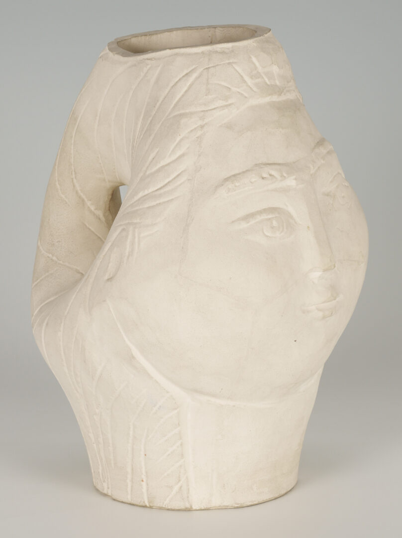 Lot 375: Picasso Madoura Tete de Femme Pitcher