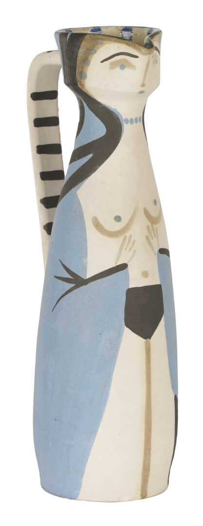 Lot 377: Picasso Madoura Ceramic Femme Pitcher