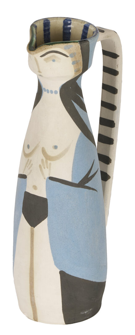 Lot 377: Picasso Madoura Ceramic Femme Pitcher