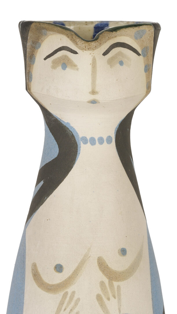 Lot 377: Picasso Madoura Ceramic Femme Pitcher