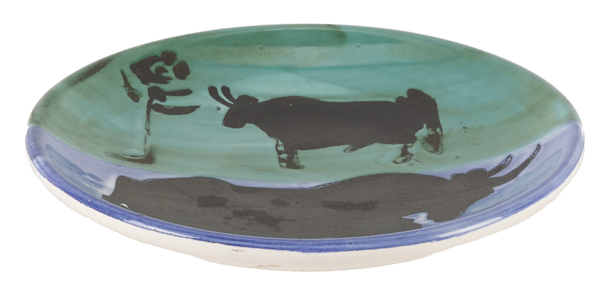 Lot 380: Picasso Madoura Toros Plate