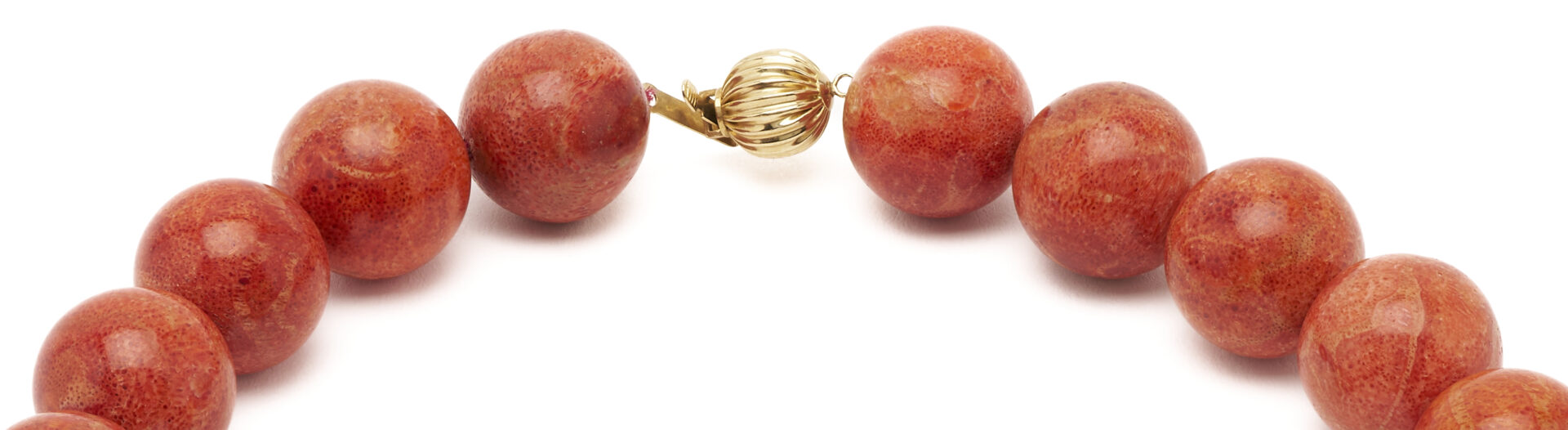 Lot 38: Three (3) Pcs Gold & Sponge Coral Jewelry plus Multistone Ring