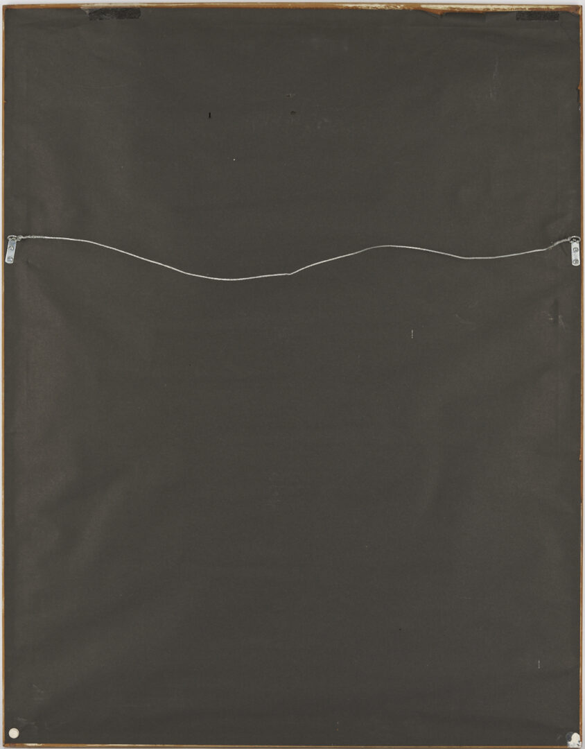 Lot 393: Gus Baker Abstract Oil Painting, 1960