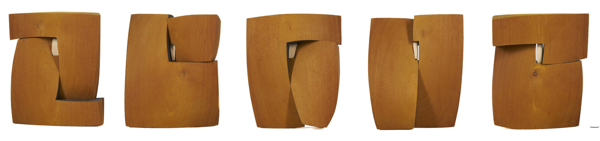 Lot 397: Pascal Pierme Wood Sculpture, "Le Village 10"