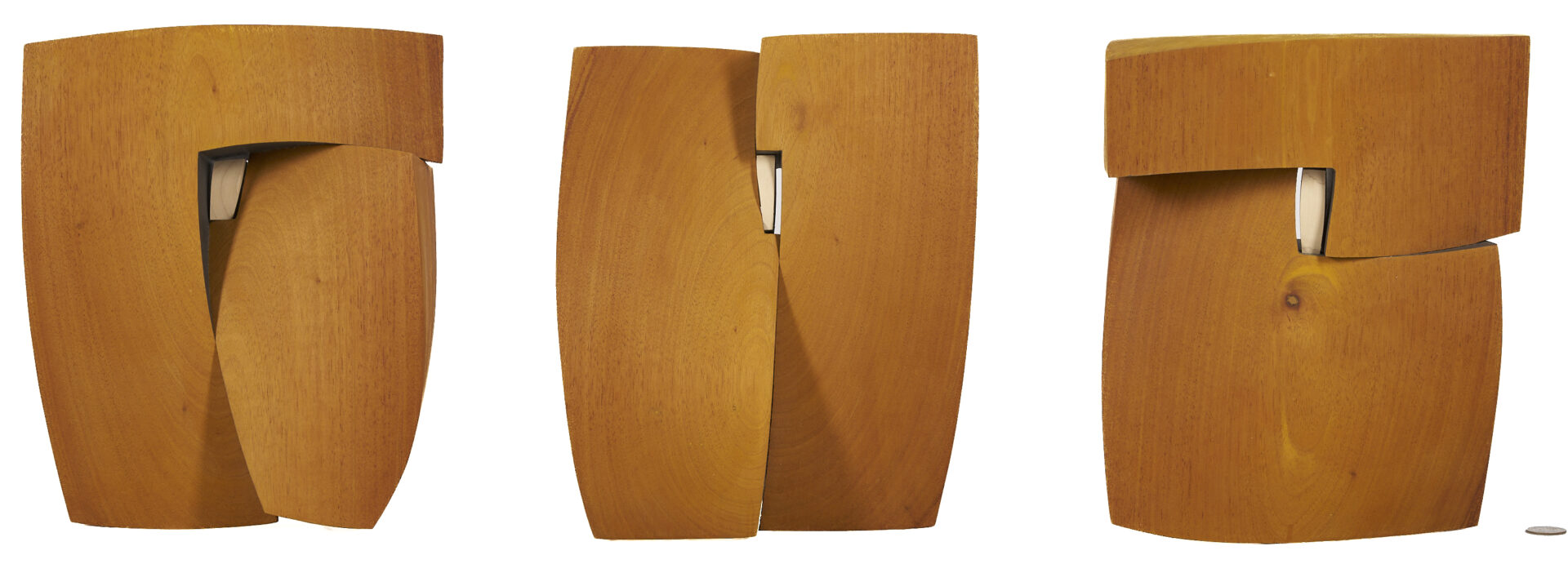 Lot 397: Pascal Pierme Wood Sculpture, "Le Village 10"