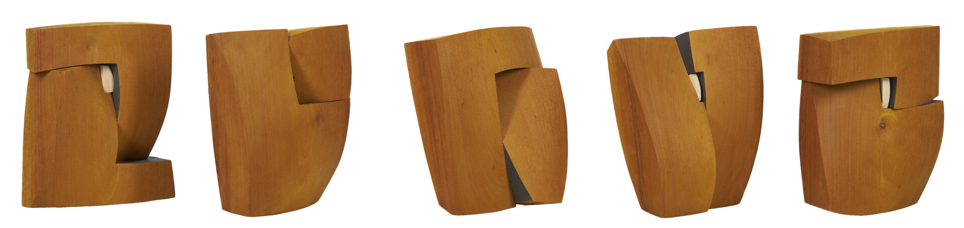 Lot 397: Pascal Pierme Wood Sculpture, "Le Village 10"