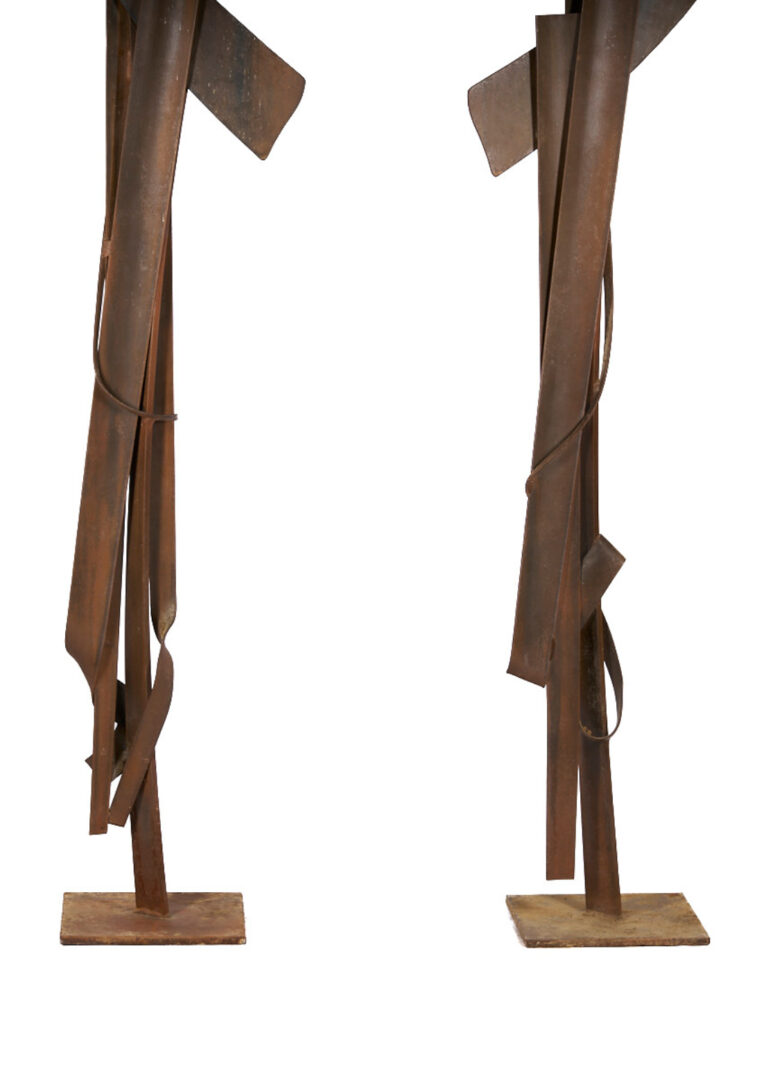 Lot 400: Pair of Albert Paley Large Landscape Sculptures