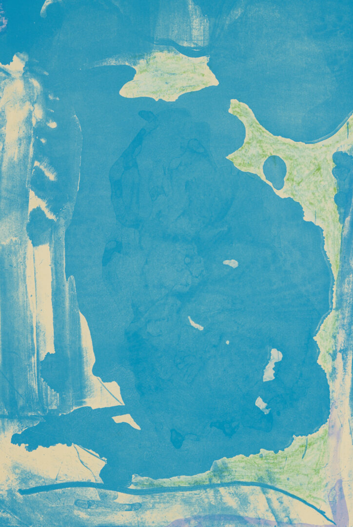 Lot 404: Helen Frankenthaler Signed Lithograph, Reflections IV