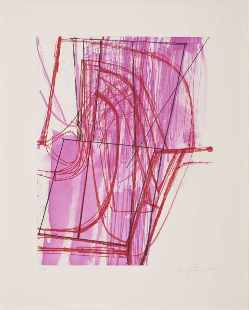 Lot 405: Amy Sillman Abstract Soft Ground Etching, N & V