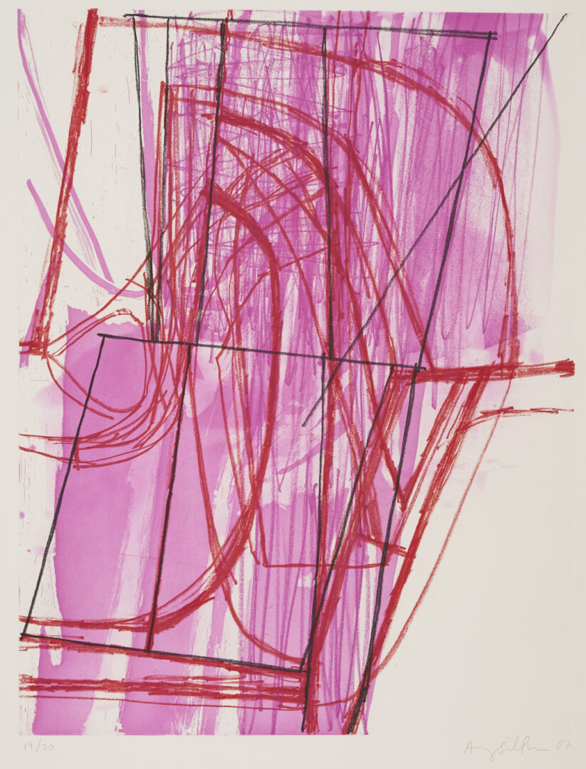 Lot 405: Amy Sillman Abstract Soft Ground Etching, N & V